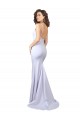 Sleeveless White Low Back Mermaid Spaghetti Straps Beach Wedding Dress Lincoln
