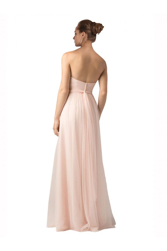 Sleeveless Nude A-Line Sweetheart Bridesmaid Dress / Evening Dress Lincoln
