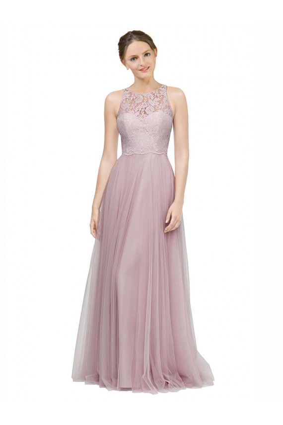 Sleeveless Light Lilac A-Line Sweetheart Bridesmaid Dress Lincoln