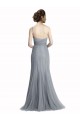 Sleeveless Slate Grey Mermaid One Shoulder Bridesmaid Dress Lincoln