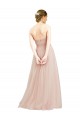 Sleeveless Pink Open Back A-Line Sweetheart Semi Formal Dress / Bridesmaid Dress Lincoln