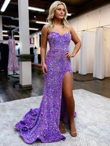 Sleeveless Lavender A-Line Sweetheart Homecoming Dress Lincoln