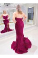 Sleeveless Shown Color Sheath Sweetheart Evening Dress Lincoln