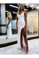 Sleeveless Shown Color Sheath V-Neck Prom Dress / Evening Dress Lincoln