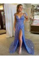 Sleeveless Shown Color A-Line V-Neck Prom Dress / Evening Dress Lincoln