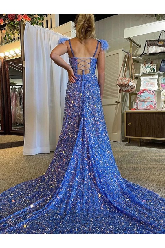 Sleeveless Shown Color A-Line V-Neck Prom Dress / Evening Dress Lincoln