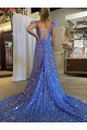 Sleeveless Shown Color A-Line V-Neck Prom Dress / Evening Dress Lincoln