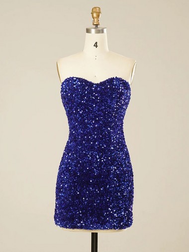 Sleeveless Shown Color Sheath Sweetheart Prom Dress Lincoln