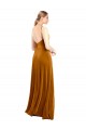 Sleeveless Gold A-Line Spaghetti Straps Prom Dress / Bridesmaid Dress Lincoln